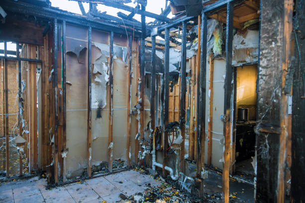 Professional Soot Cleanup technician working in Birmingham, NJ
